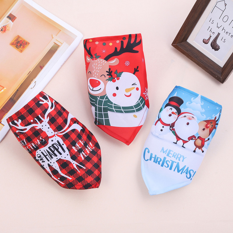 Christmas Pet Goodies Pet Dog and Cat Christmas Drool Bib