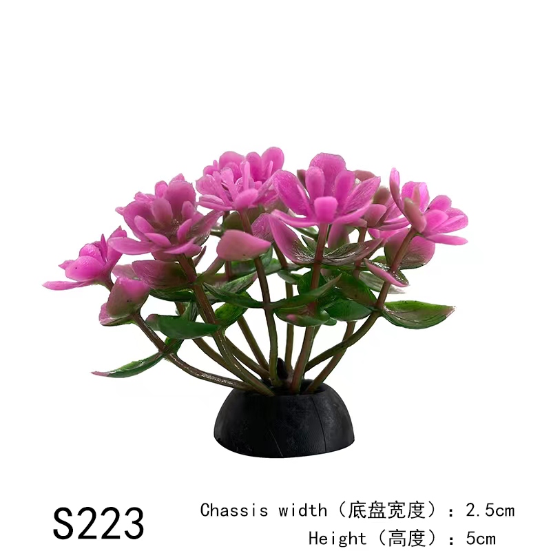 Two-inch aquarium landscaping, decorated foreground grass,Fish tank decorated with artificial plants,Factory direct sales