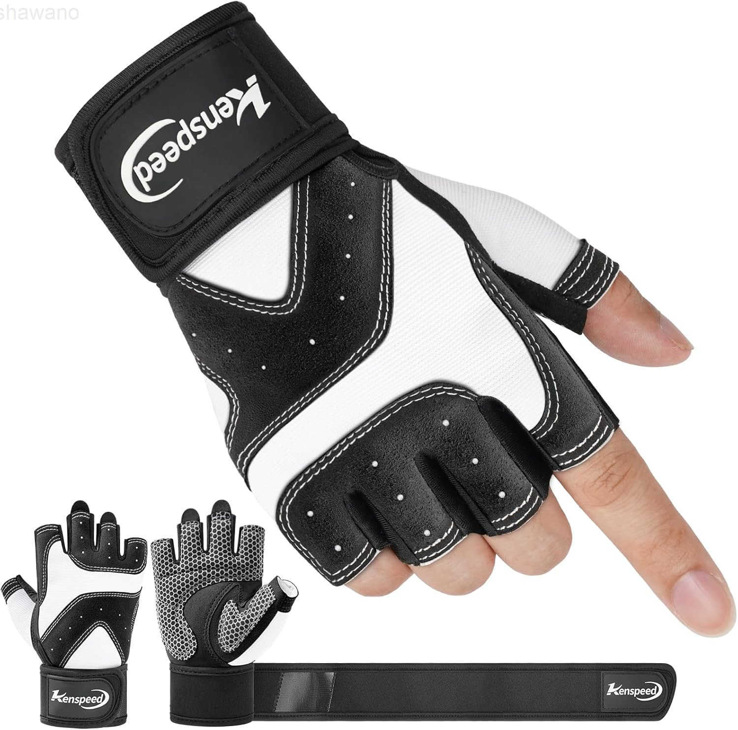 Workout Gloves Gym Gloves for Men and Women Weight Lifting Gloves with Wrist Support Full Palm Protection Breathable for Trainning Cycling Pullups Row