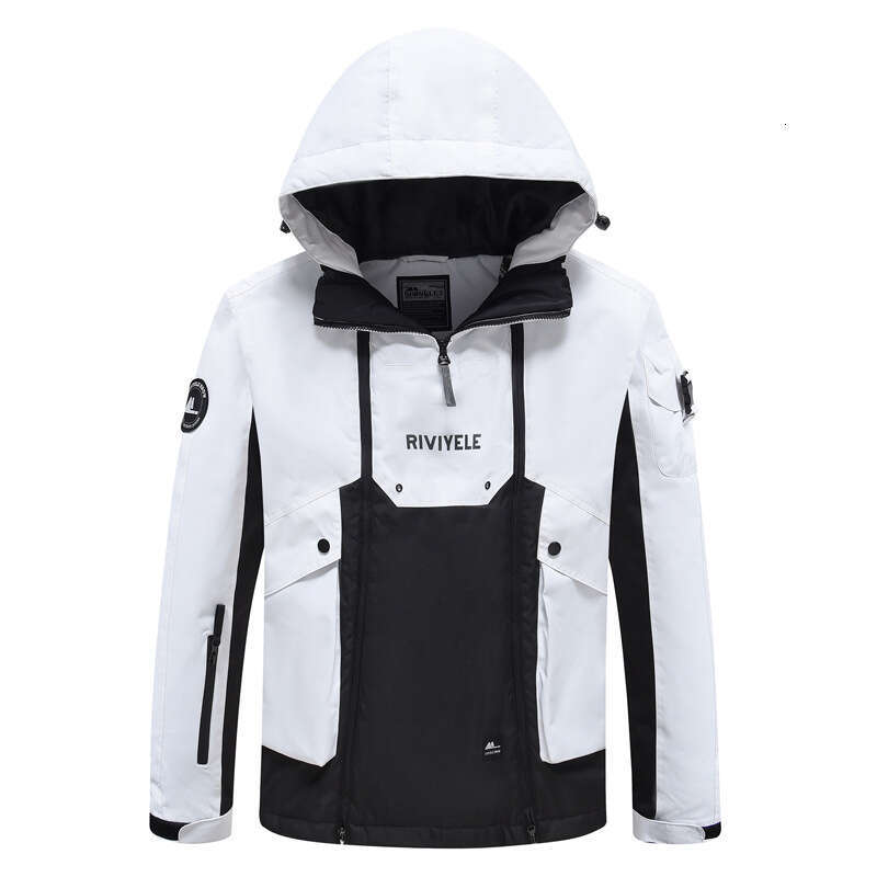 New Outdoor Winter Men's Women's Windproof, Waterproof, Warm Breathable Single And Double Board Plus Cotton Ski Suit