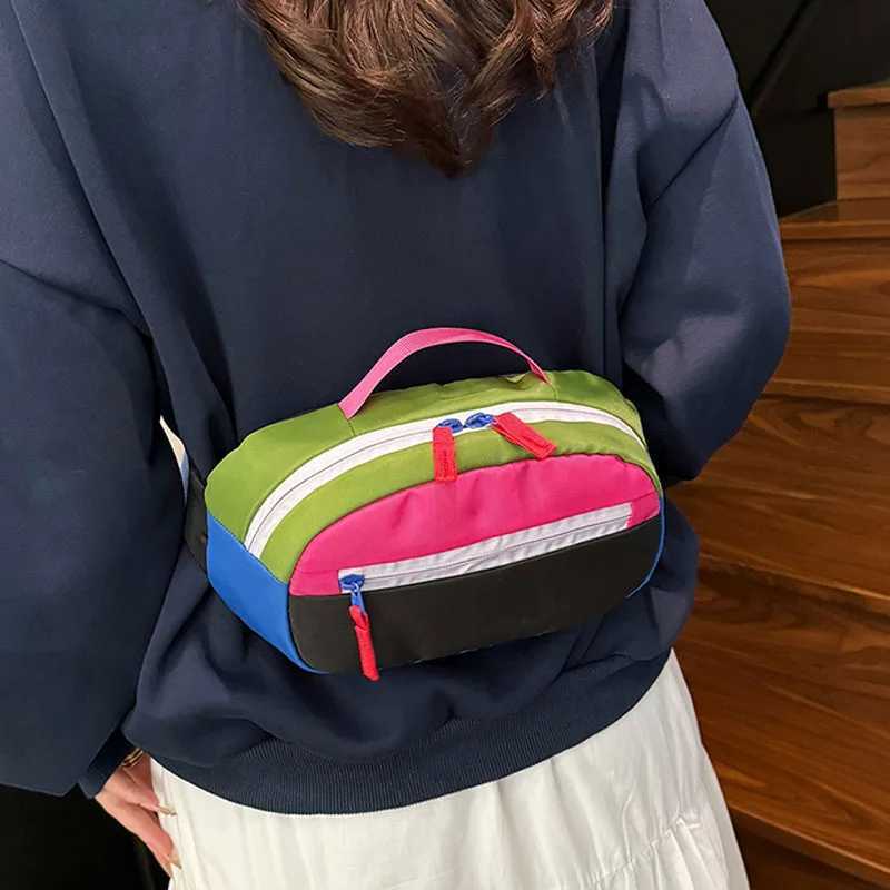 New Oxford Women Waist Bag Dopamine Chest Pack Fashion Shoulder Bag Unisex Handbag Suitable for shopping Outdoor Crossbody Bag Z250911