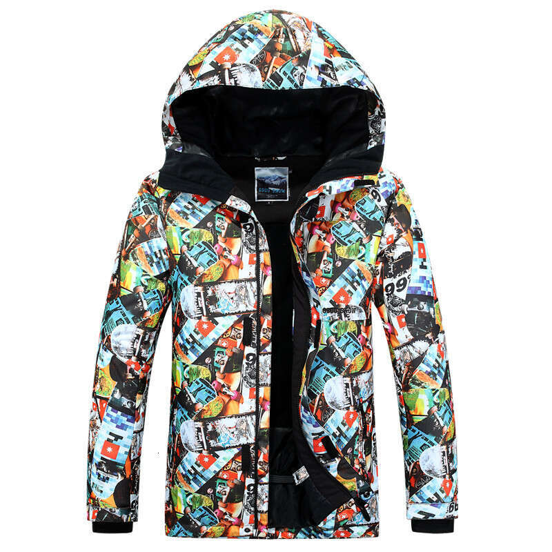 Men's Ski Clothes South Korea Thick Warm Snow Windproof Waterproof Double Snowboard Suit Men