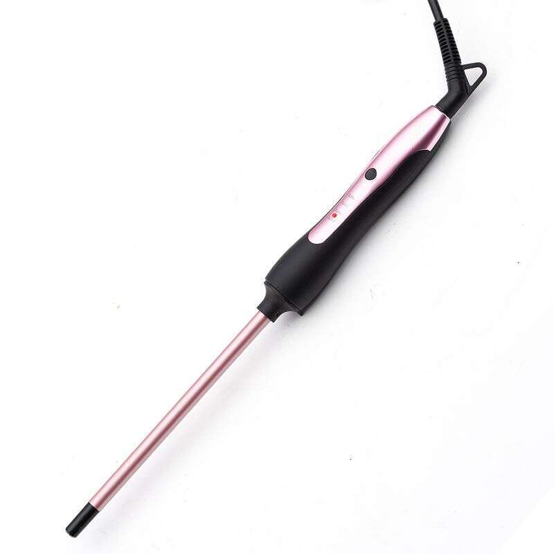 Small 9Mm Wool Tube Electric Curling Rod Ceramic Glaze Miniature Curler With Dual Voltage Adjustable Temperature