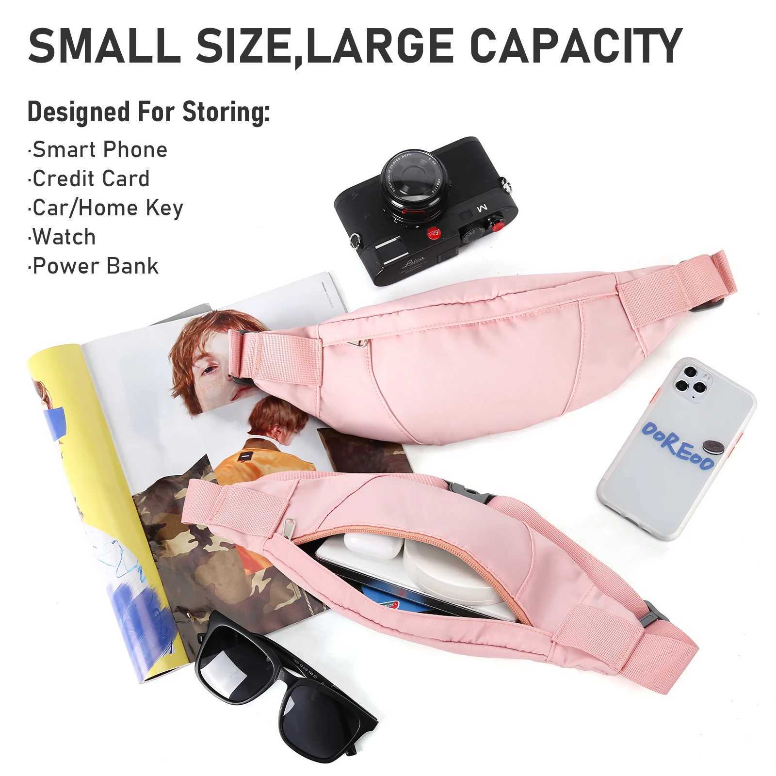 Fanny waist bag Belt Bag for Ladies and Men Crossbody Belt Bag Adjustable Hip BagHiking Cycling Morning Running Waist Bag Z250911