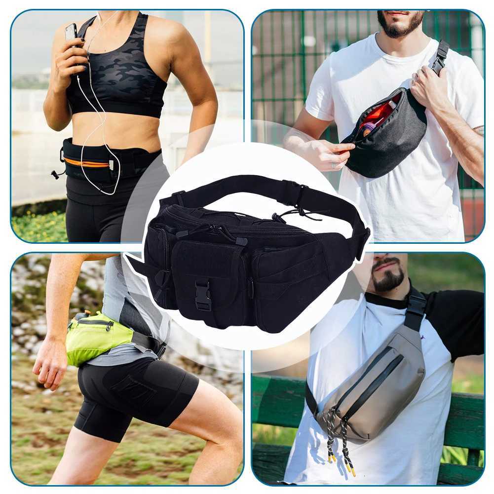 Outdoor Sports Waterproof Waist Bag Multifunctional Chest Sling Pack Unisex MultiPurpose Storage Bag For Travel Daily Commute Z250911