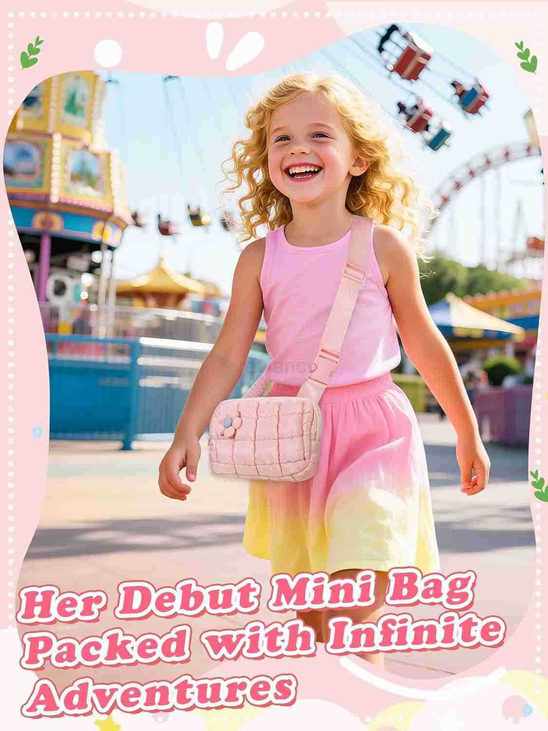 Crossbody Bag for Girls 4 5 6 7 8 9 10 11 12 Year Old Girl Birthday Back to School Gift Purses Bag Cute Trendy StuffW250911