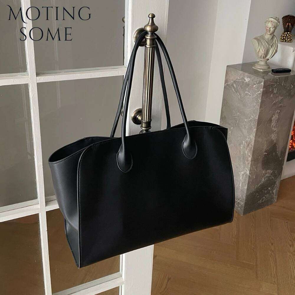 Motingsome Woman Designer Bags Genuine Grade Cowhide Underarm Shopper Tote Minimalist Shoulder Handbag Summer 2025