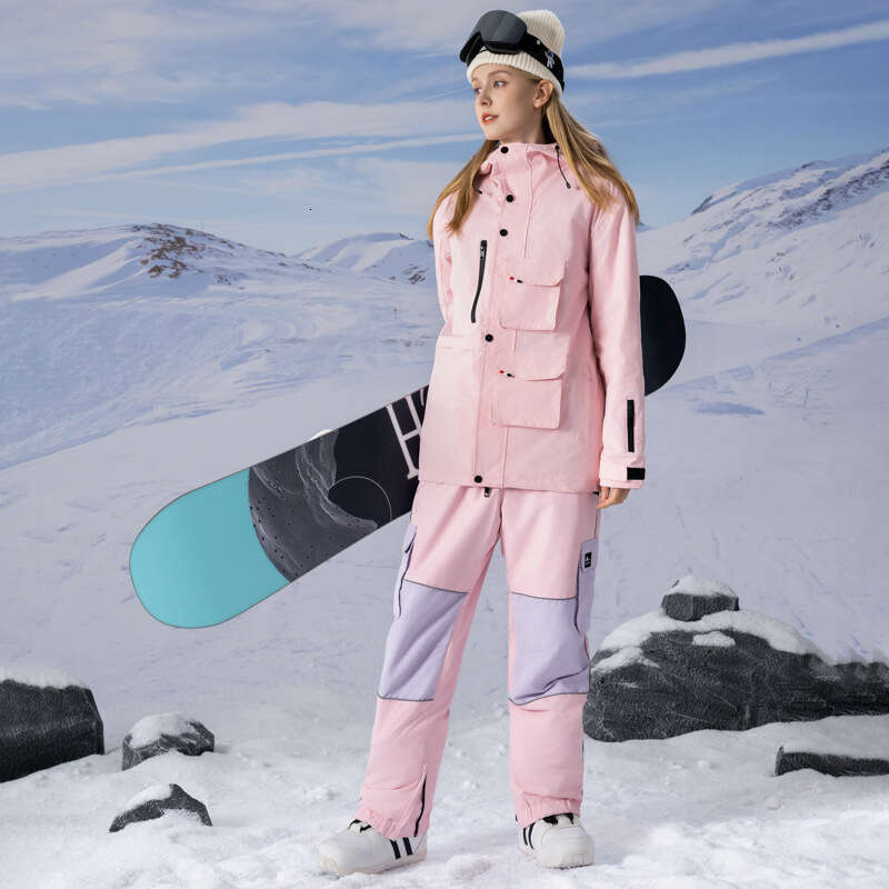 New Workwear Suit Set Windproof Waterproof Warm Breathable Ski Pants Men And Women Same Style