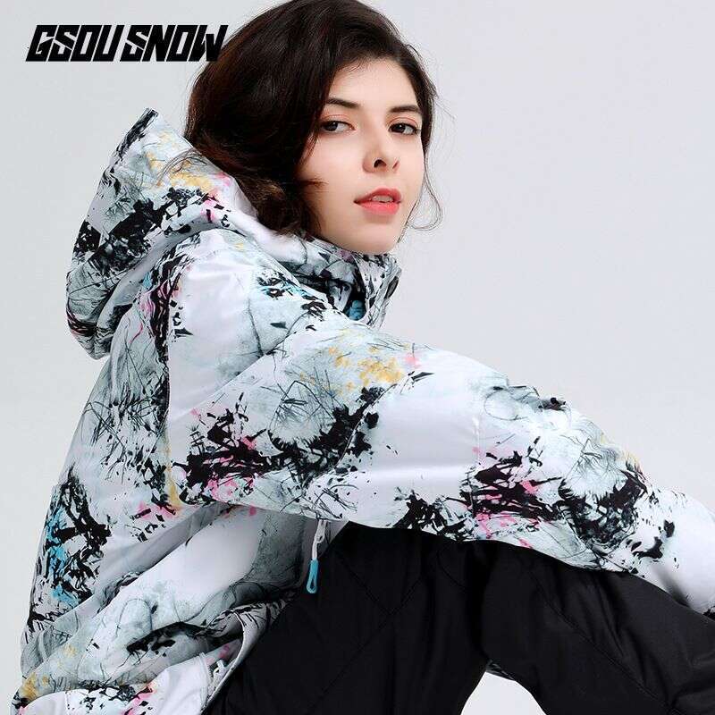 New Winter Windproof, Waterproof And Wear-Resistant Warm Veneer Double Board Snow Suit