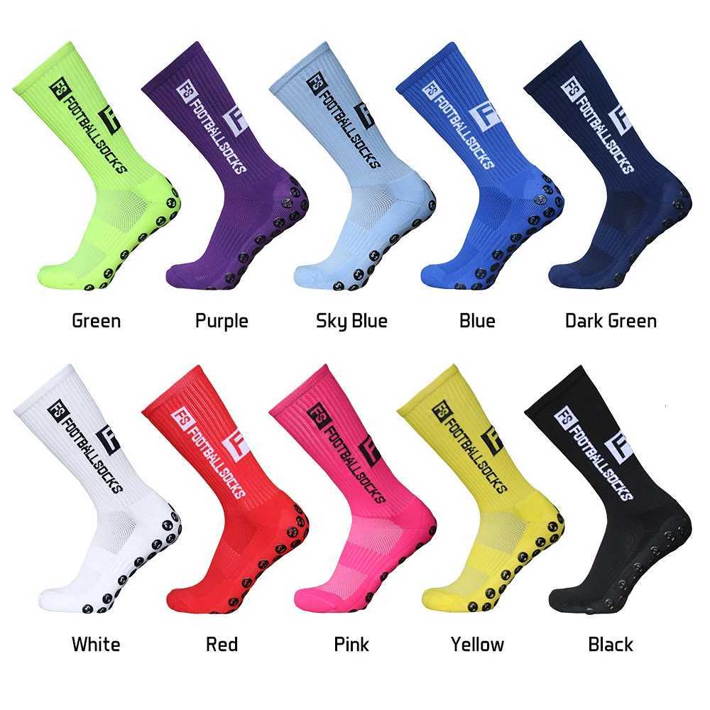 Outdoor Sports Running Socks Compression Stretch Socks Athletic Football Soccer Socks Anti Slip Socks with Grips D250911