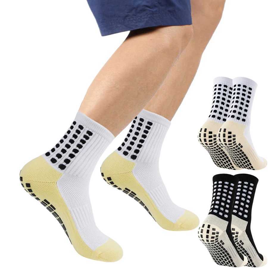 6 Pairs Men Women Non Slip Grip Socks Football Basketball Soccer Rugby Baseball Cycling Running Hiking Tennis Skateboard D250911