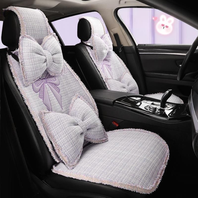 Designer Car seat cushions are universal in all seasons,half-pack seat covers, small fragrant women's car seat cushions 250910
