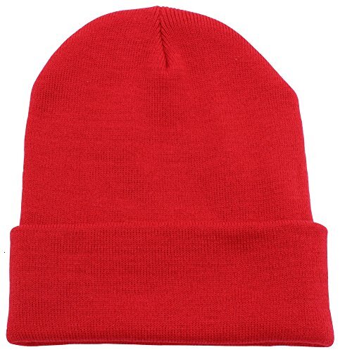 Beanie Men Women Unisex Cuffed Plain Skull Knit Hat Cap