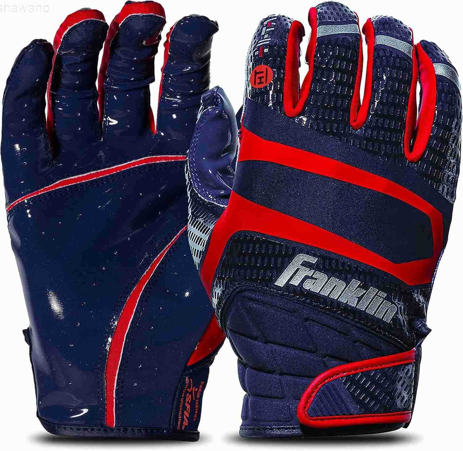 Sports Football Receiver Gloves Adult and Youth Football Receiver Gloves ExtraGrip Premium Football Gloves for All Ages HiTack SFIA ApprovedW250911