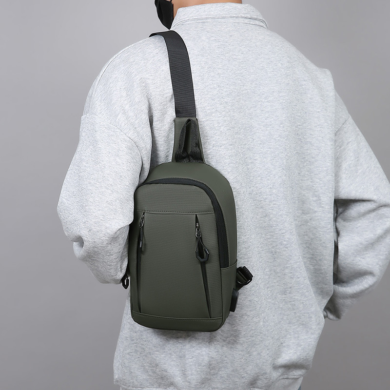 Chest Bag New Luxury Bag Simple Shoulder Bag Free Shipping Trendy Casual Lightweight Business Men S Designer Bag Bag Fashionable Commuting Crossbody B