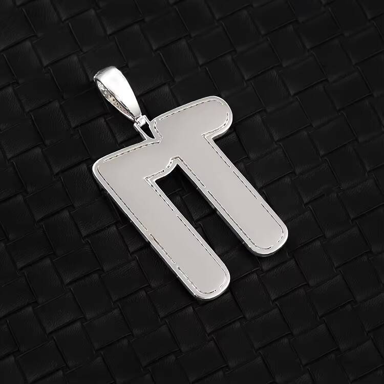 Yu Ying Custom 18K Gold Plated Hip Hop Jewelry VVS Moissanite Diamond Number Pendant for Rapper Necklace Fashion Pendants Charms