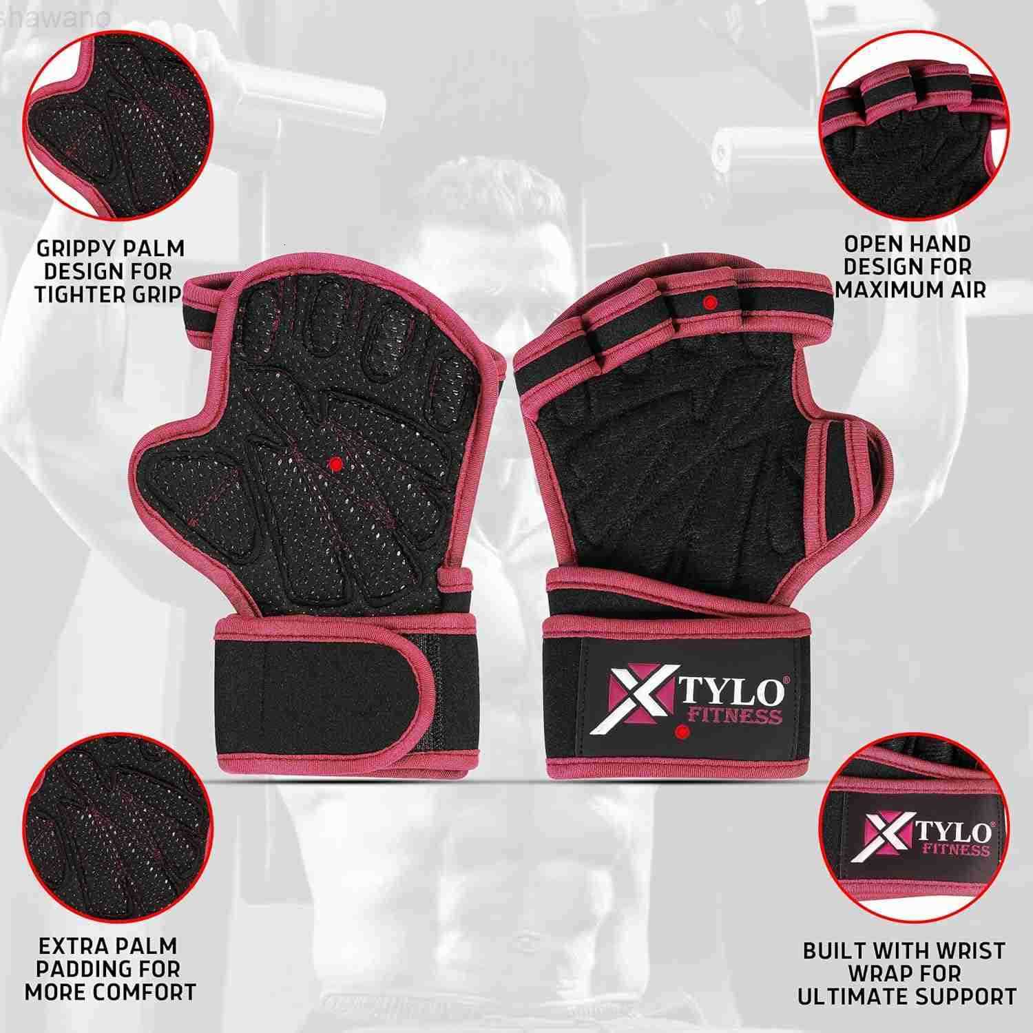 Int Workout Gloves for Men Women Weight Lifting Gloves with Wrist Support Full Palm Protection NonSlip GripGymTraining Rowing Cycling Fitness Sizes SM