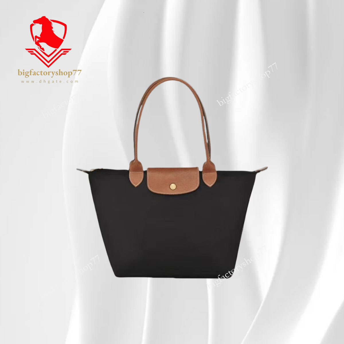 Tote Designer longness Champly Bag New French Nylon Shoulder Bag Handbag Underarm Bag Tote Bag Large Capacity Dumpling Bag Commuter Navy Energy Bag 73