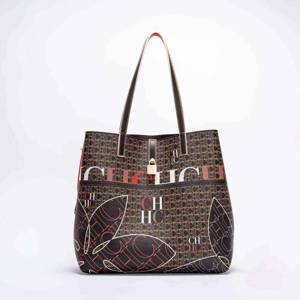 CH Large Capacity Shoulder Bag Ladies Handbag Brand 2025 New Multifunctional Fashion Design Classic Retro