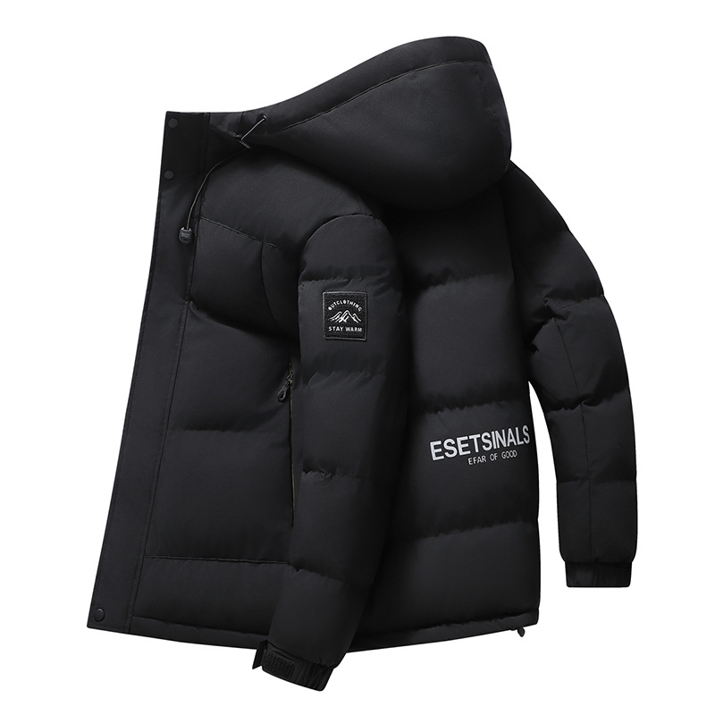 Free shipping designer hot selling high-quality winter new hooded cotton jacket mens fashionable thick down cotton jackets