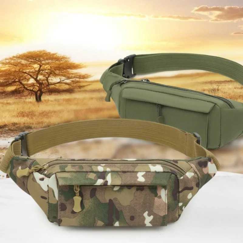 Mens Waist Bag Tactical Pouch Shoulder Belt Bags Hip Sack Oxford Cloth Belly Waterproof Banana Male Fanny Pack for Phone Men Z250911