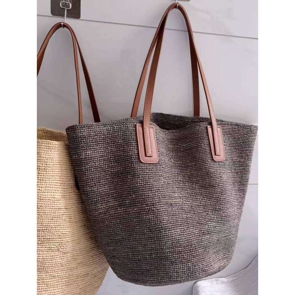 Designer Bag Tote Bag Shoulder Bag French Style Large Capacity Commuter Woven Tote For Women New Summer Casual Vacation Beach Straw Bag