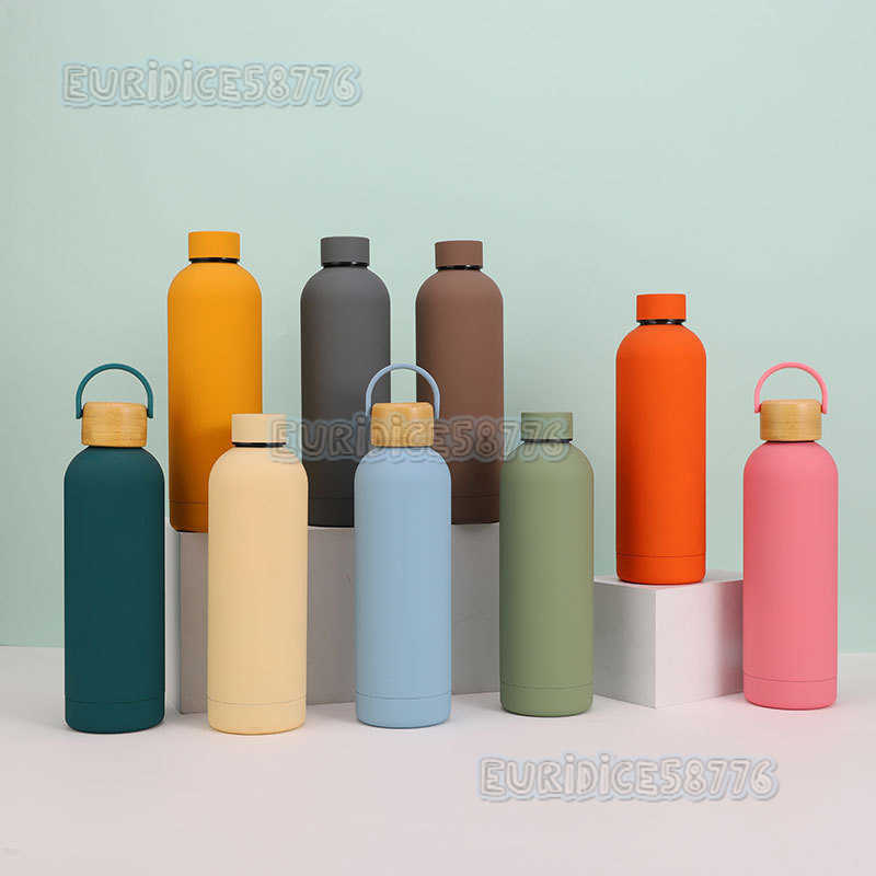 304 Stainless Steel Small Mouth Bottle Insulated Cup Outdoor Hiking Portable Sports Water Bottle H250911