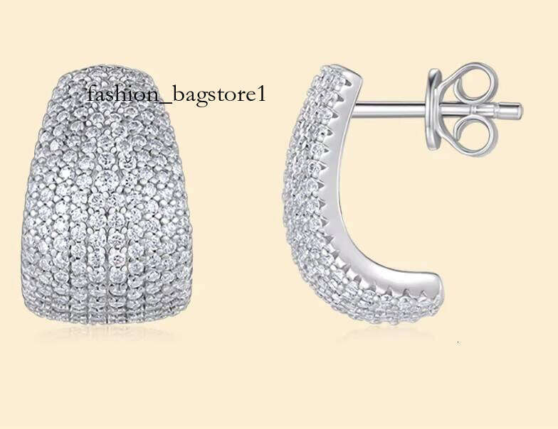 Sterling Sier Fine Dangle Earrings Elegant Fashionable Jewelry Non-Fading Ear Hooks High-End Moissanite Hot-Selling