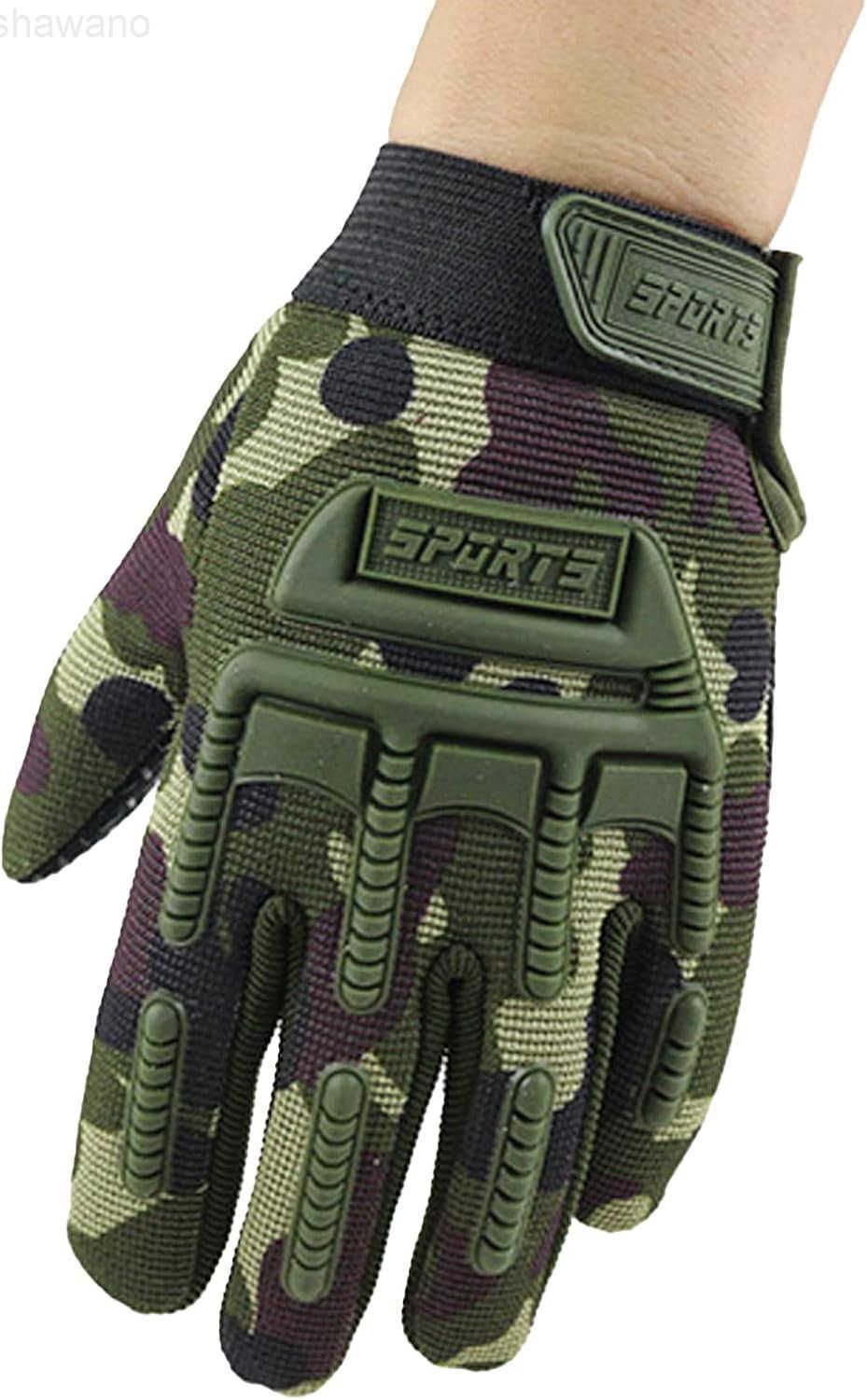 Long Keeper Kids Cycling Tactical Gloves Boys Sport Climbing Fishing Gloves Anti Slip Full Finger GlovesW250911