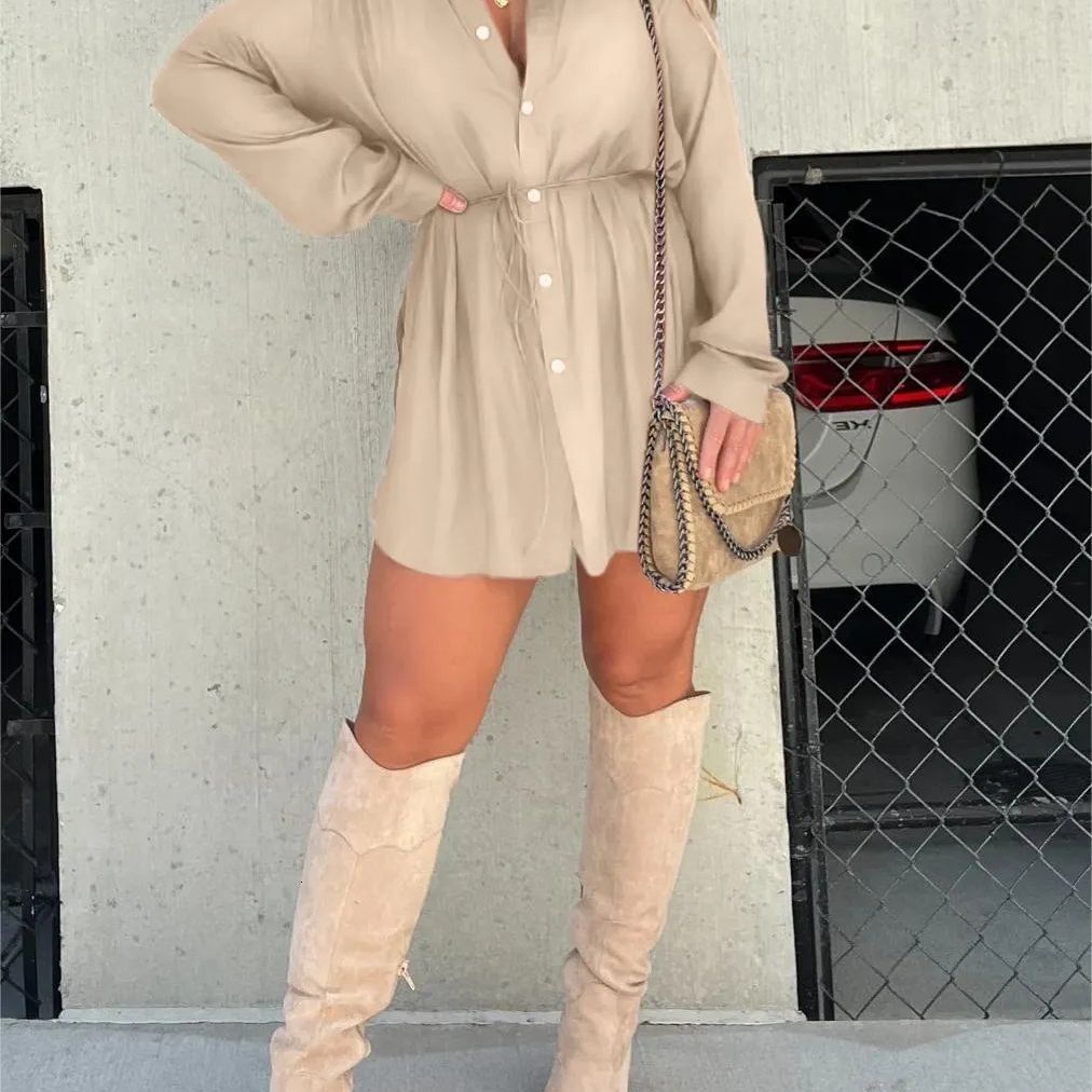 2025 autumn new women's S fashion solid color long sleeved shirt jumpsuit autumn and winter new designer women's long sleeved top knitted cl