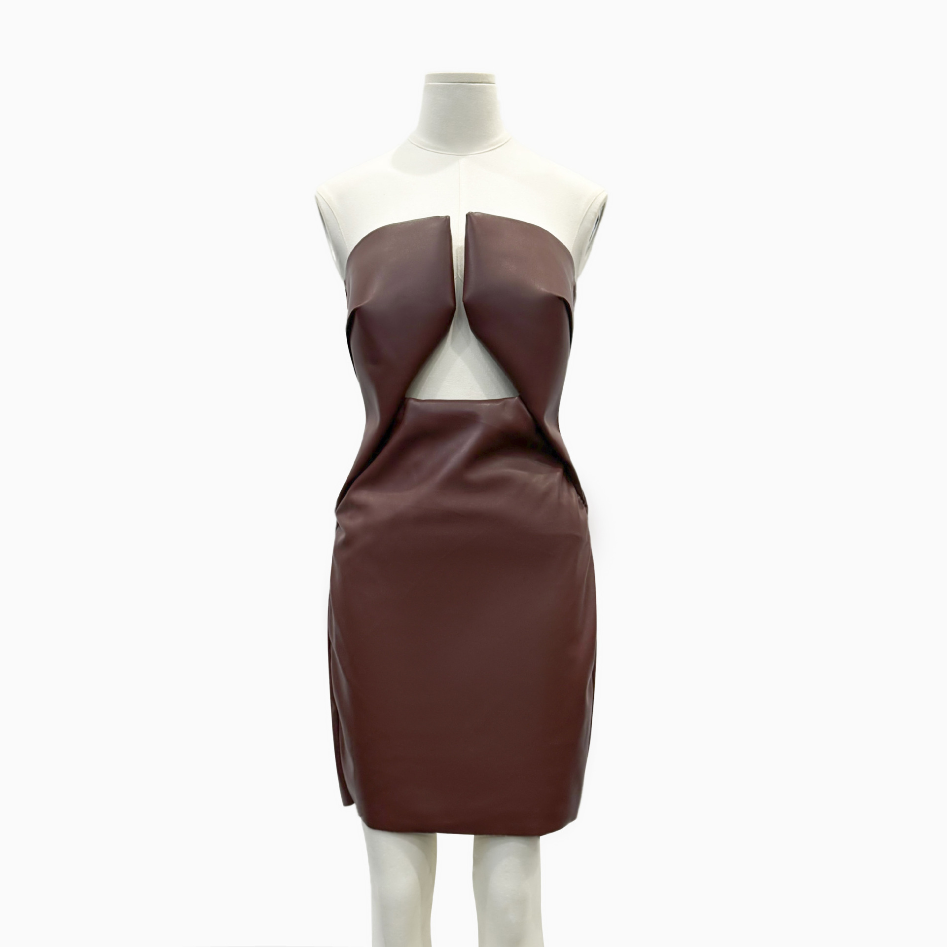 T29028 High-waisted French elegant design skirt with chest-wrapped hollowed-out slim-fitting hip dress
