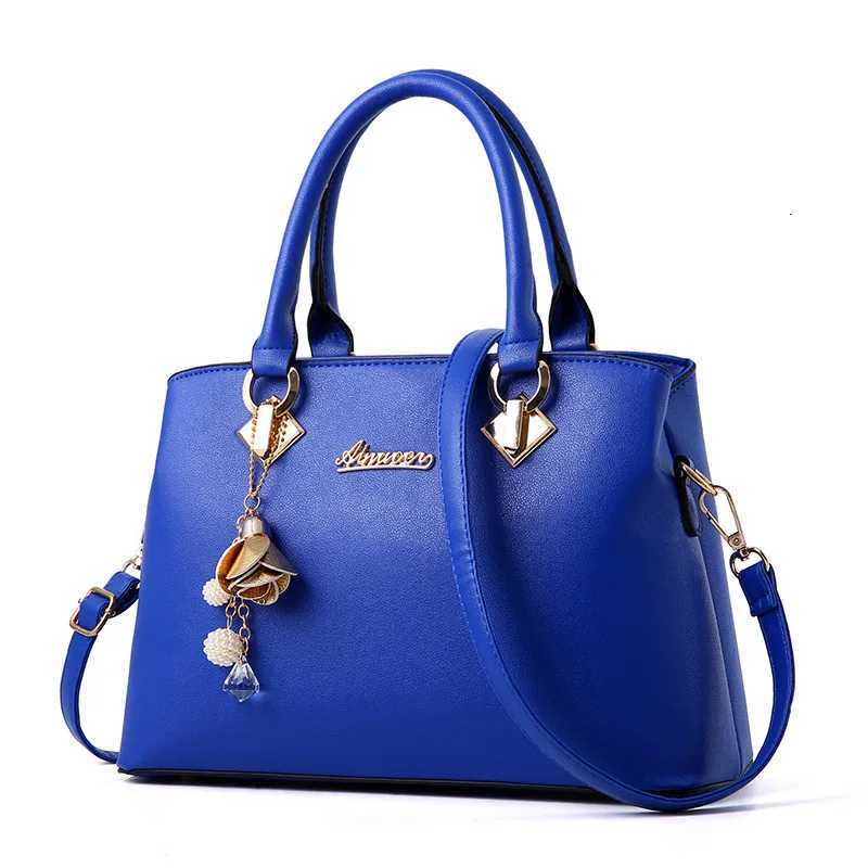 Bridal bag womens simple solid color handbag large capacity fashion casual shoulder messenger bag Z250911