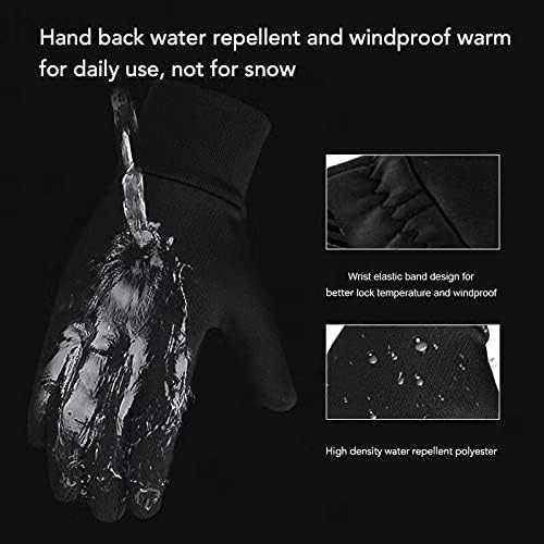 Winter Gloves Thick Soft Fleece Warm Touch Screen AntiSlip for Boys Girls 315 Years Cycling SchoolW250911