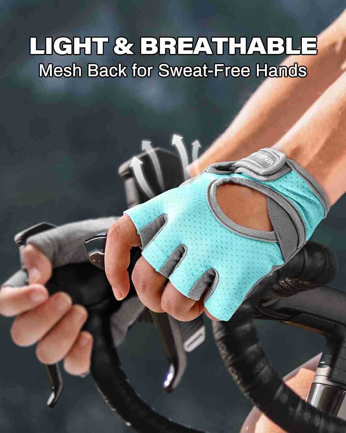 Workout Gloves for Women and Men Breathable Weight Lifting Gloves for Gym Exercise Fitness Training and Cycling with Excellent Grip and Cushion PadsW2