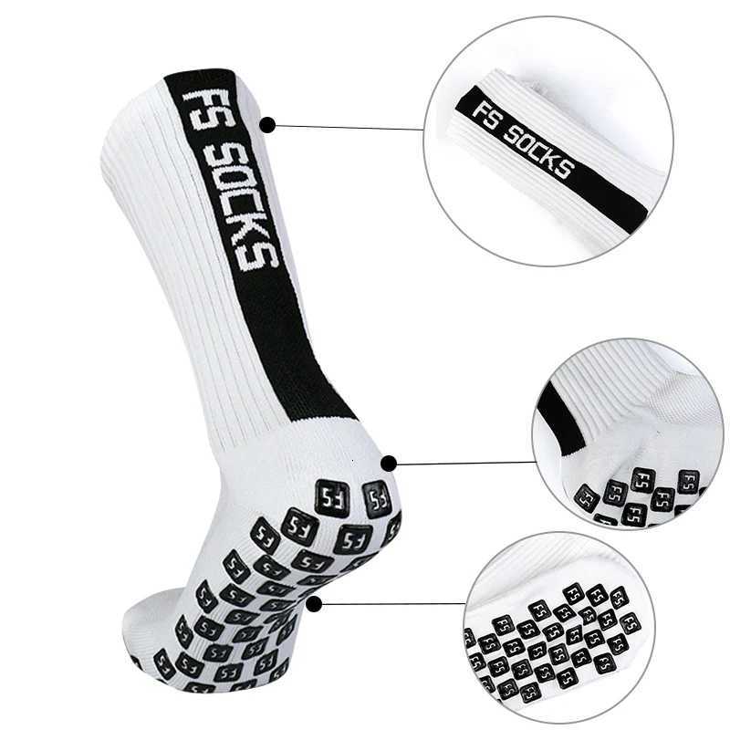 2023 New FS Pattern Football Socks Square Silicone Non slip Professional Football Training Competition Men Women Sports futebol D250911