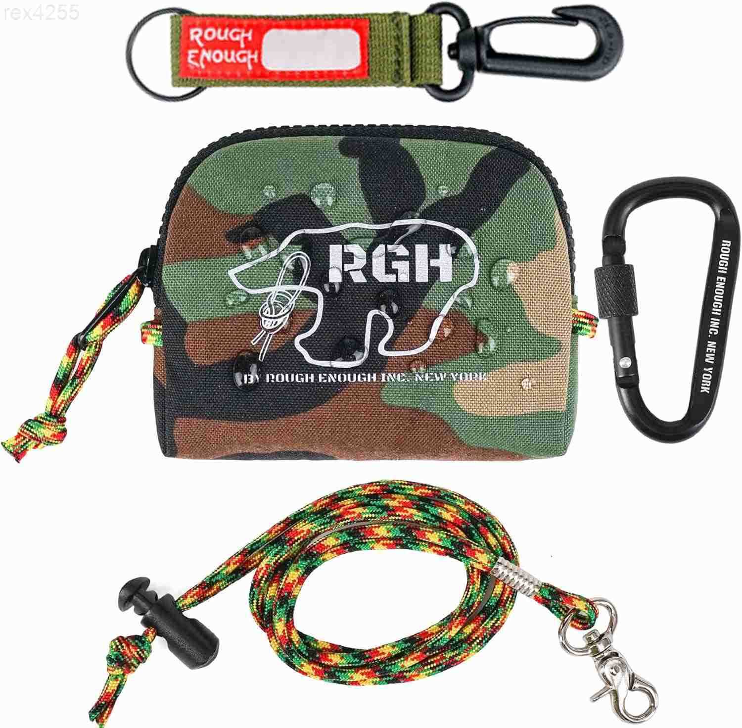 Enough Small Coin Purse Pouch for Men Boys Camo Army Military Cordura Neck Lanyard Wallet with Keychain for Outdoor Travel EDCW250911
