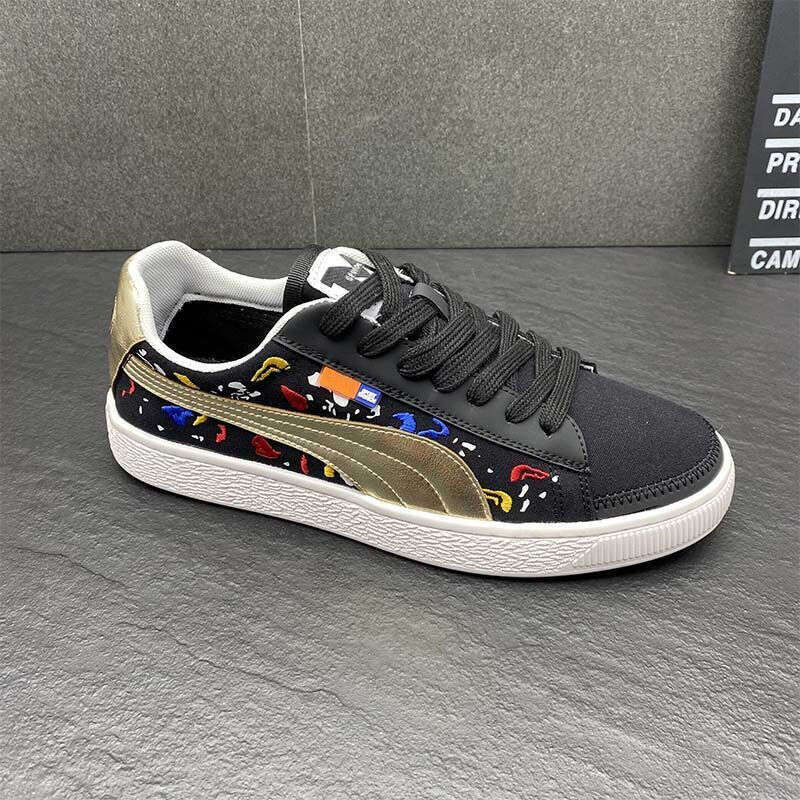 2025 Spring New Canvas Korean Style Casual Sports Versatile Single Mesh Breathable Comfortable Trendy Men's Shoes Odor-resistant