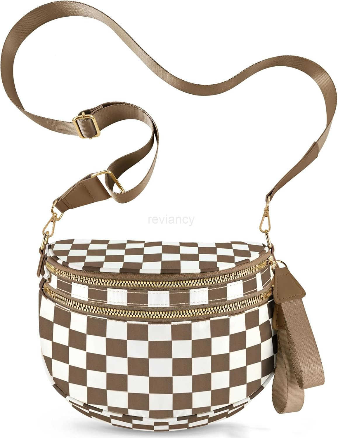 Crossbody Bags for Women Large Nylon Bum Bags Plus Size Fanny Pack Sling Bag Belt Bag for Women Travel Pure BlackW250911