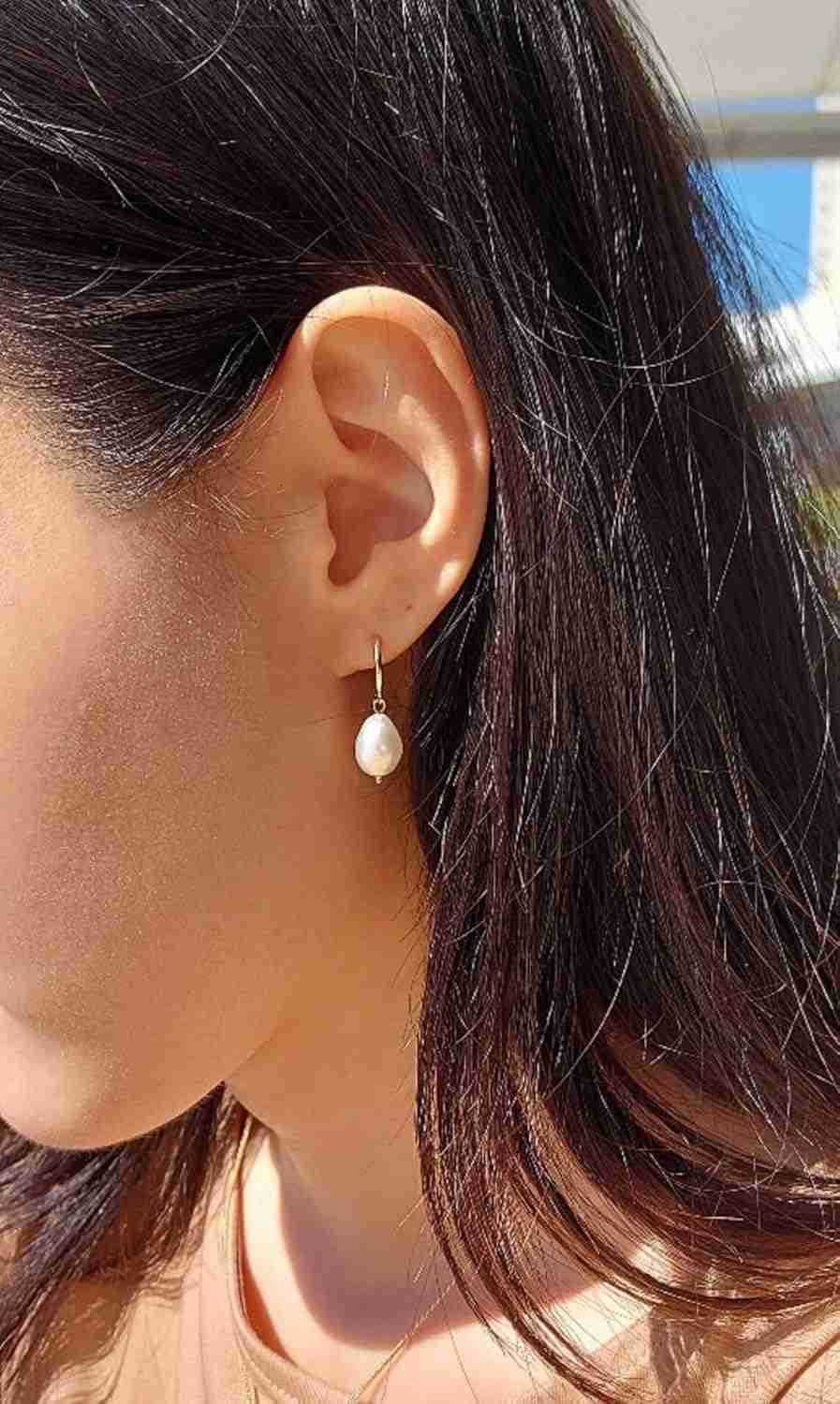 Hoop Earrings with Dangle for Women Girls 925 Sterling Silver Small Huggie Earring with Drop Charm for EverydayW250911