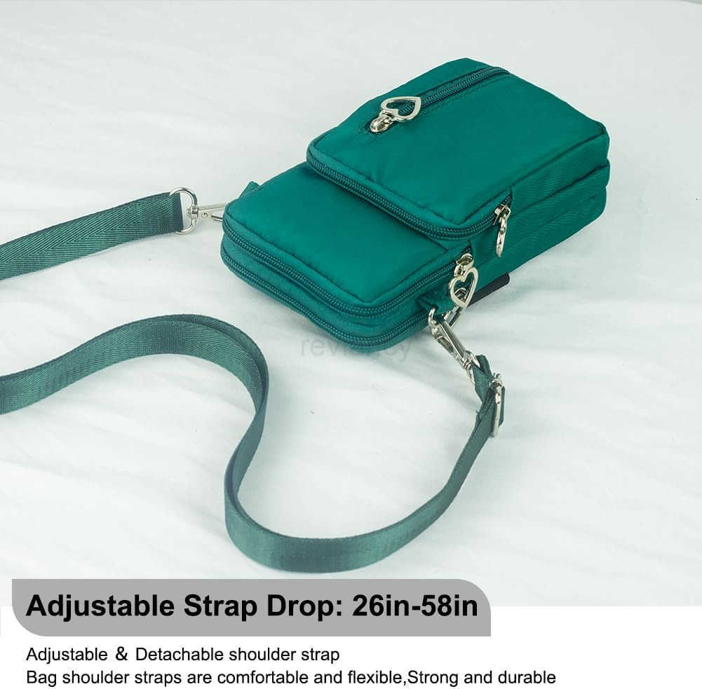 Small Crossbody Bag for Women Mini Phone Purses with Crossbody Strap and Wallet Nylon Arm BagW250911