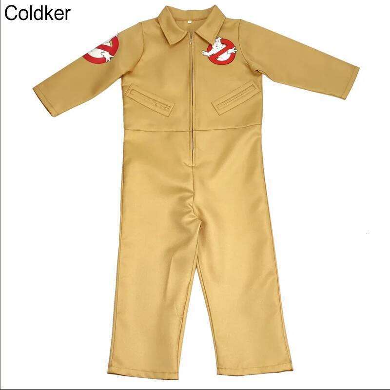 Movie theme Ghostbuster Cosplay Romper for Kids Hallow een Costumes Fashion Lapel Child Jumpsuit Stage Performance Clothing Ne w