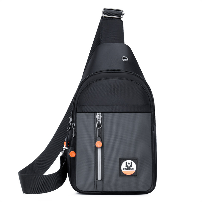 Free Shipping Oxford Cloth Men S Luxury Bag Chest Bag Korean Version Designer Bag Multi Layer Pocket Single Shoulder Bag Model Multi Functional Travel