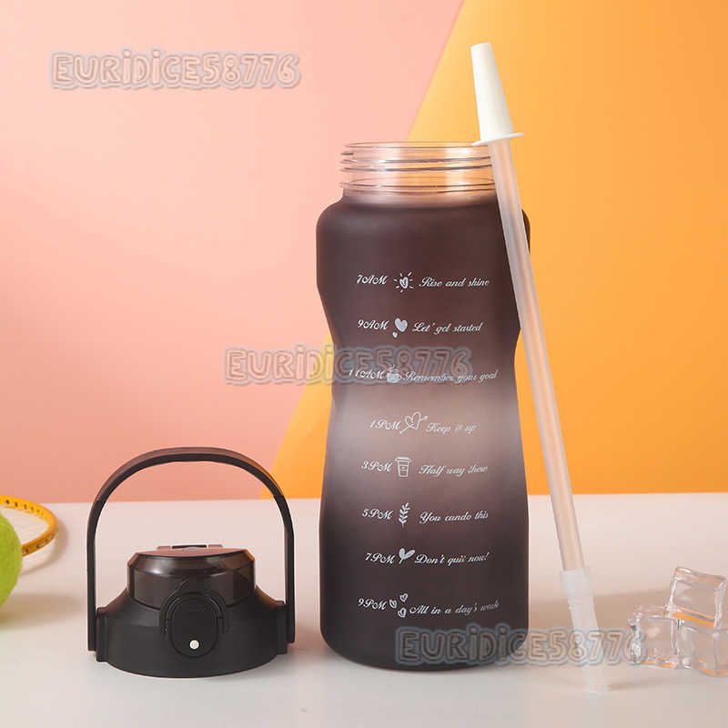 Large Capacity Threepiece Plastic Cup Set Outdoor Portable Sports Water Bottle Plastic Water Cup H250911