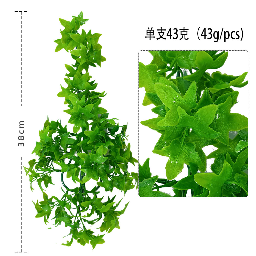 Reptile terrarium hanging artificial plant eco-tank scenery decoration simulated plastic green plant vine factory direct sales