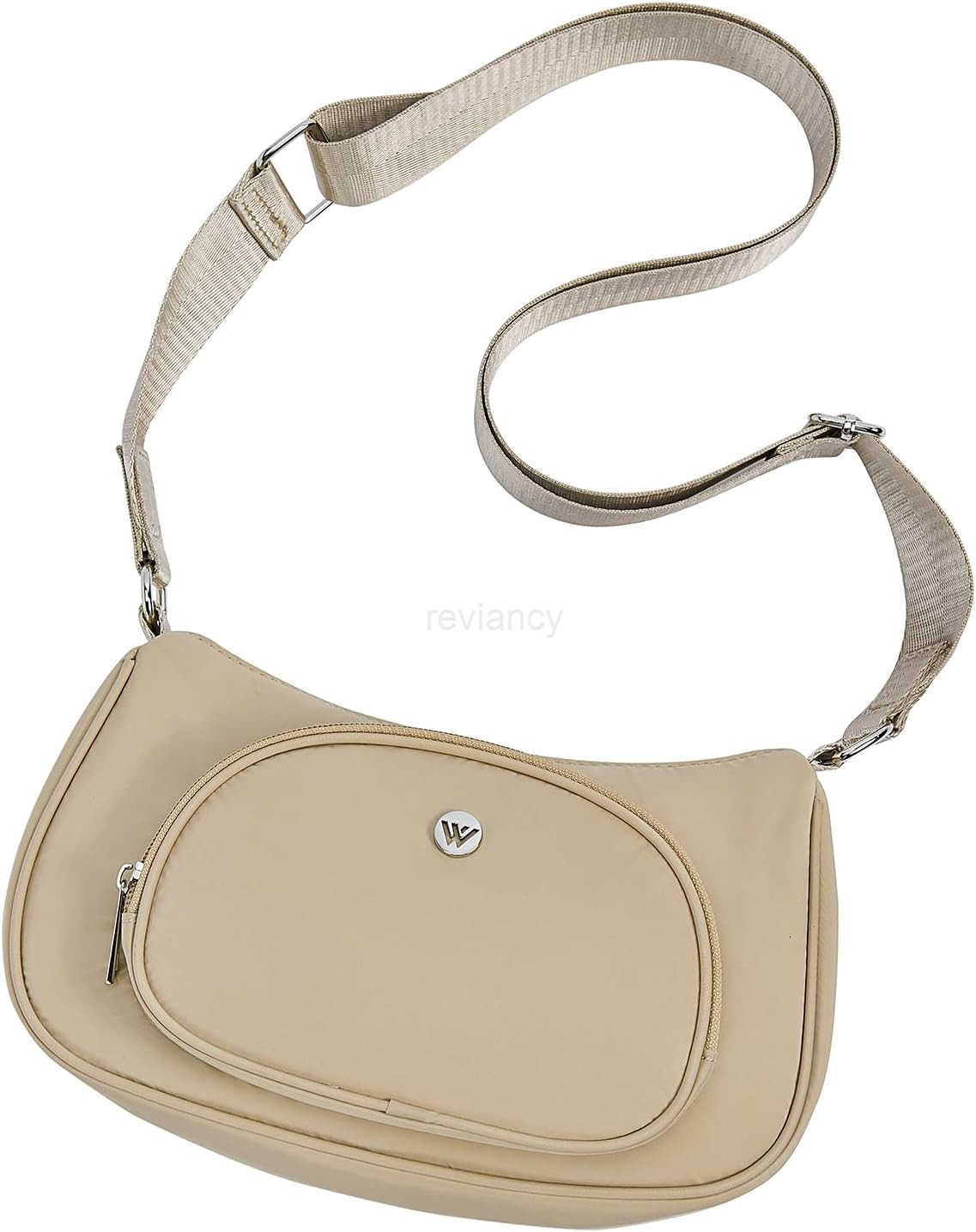 Small Crossbody Bags for Women Nylon with Adjustable Strap Zipper Crossbody Purse 1L Shoulder Bag for TravelW250911