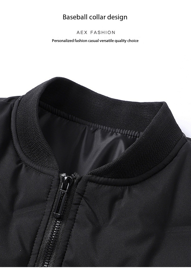 Hot Sale 2025 Men's Baseball Collar Quilted Jacket Short Winter Coat Thickened Warm Padded Parka Trendy Streetwear Youth Outerwear European code: