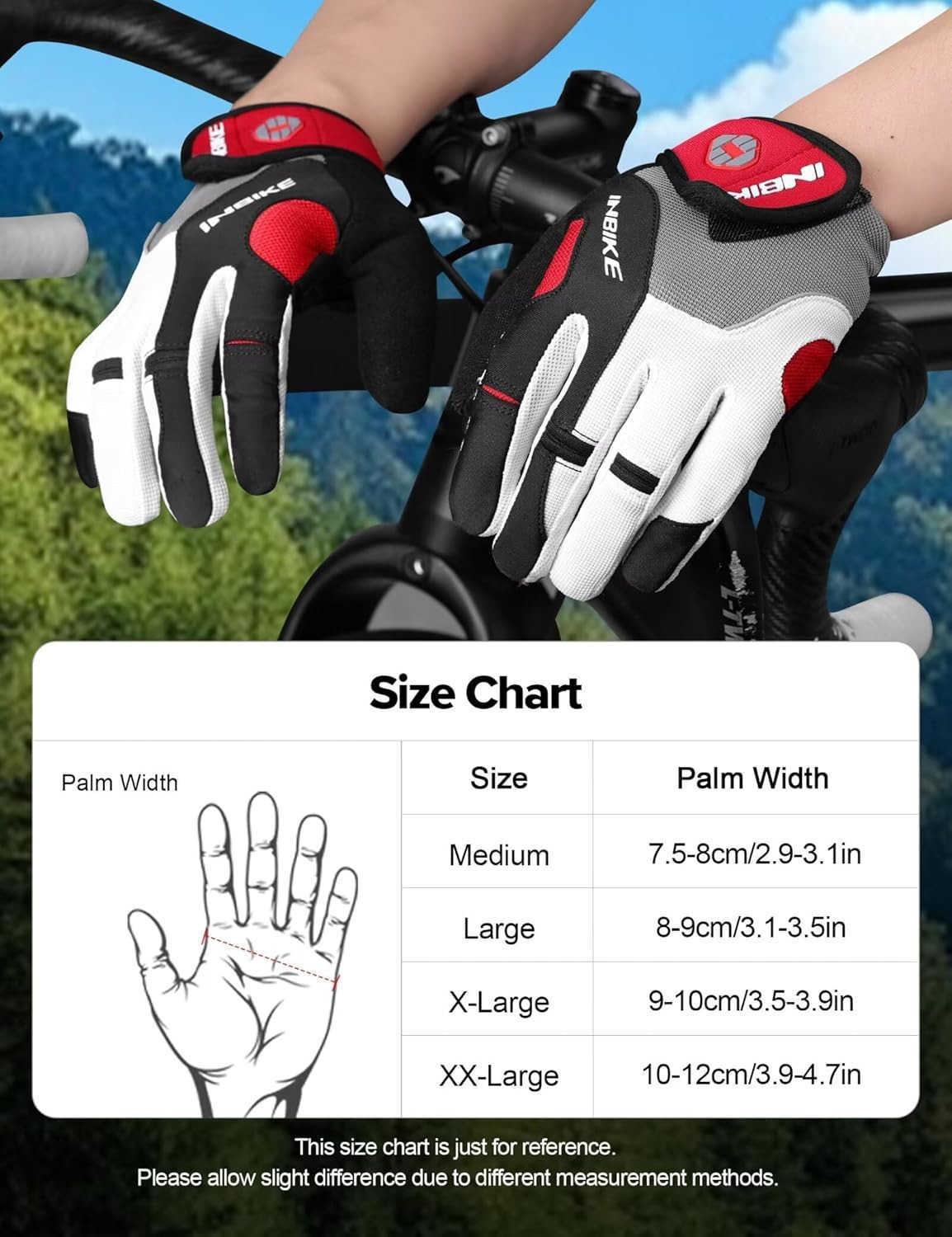 Cycling Gloves for MenWomen Bike Gloves with TouchscreenPadded AntiSlip Mountain Biking MTB Bicycle Gloves for CyclingWorkoutGymOutdoorW250911