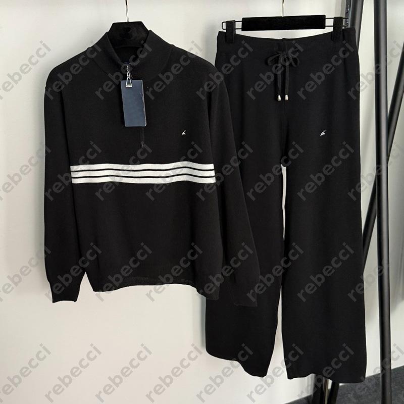 Womens Tracksuit Designer Tracksuits Knitted Outfits For Woman Long Sleeve Hoodie Pants Two Piece Set -8 Fashion Knits Sweatershirt Sets Winter Polo DSD2509112