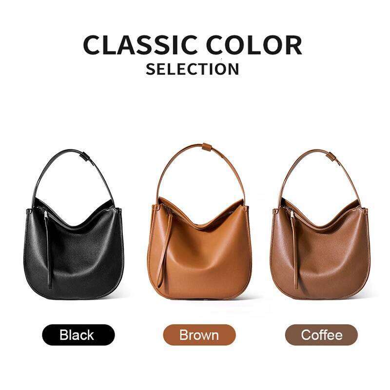 New Women Split Leather Bucket Bag Female Commuting Large Capacity Single Shoulder Handbag Crossbody Lady Messenger Tote Bags 250805 250805