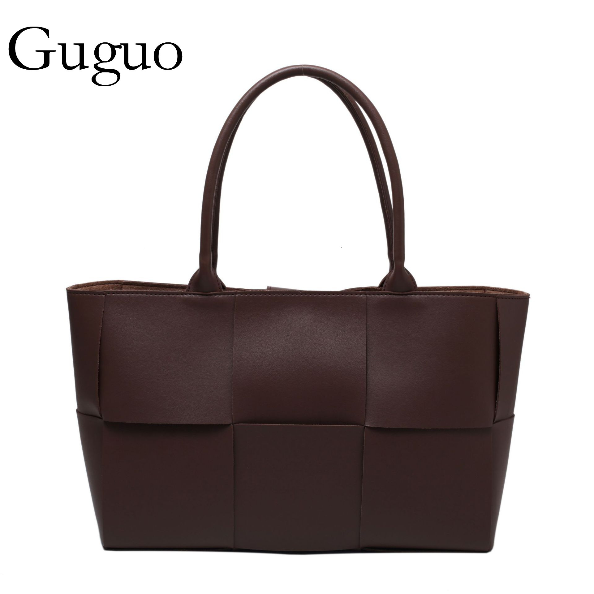 Guguo Free Shipping New Designer Bag Large Capacity Bag 2025 Fashion Woven Shoulder Bag Handheld Crossbody Bag Versatile Tote Bag